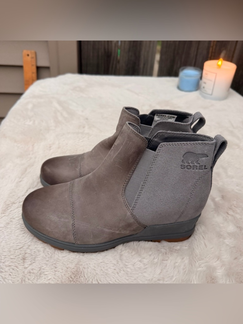 Sorel Evie II Chelsea Women's Waterproof Boots Pull On Size 6 US